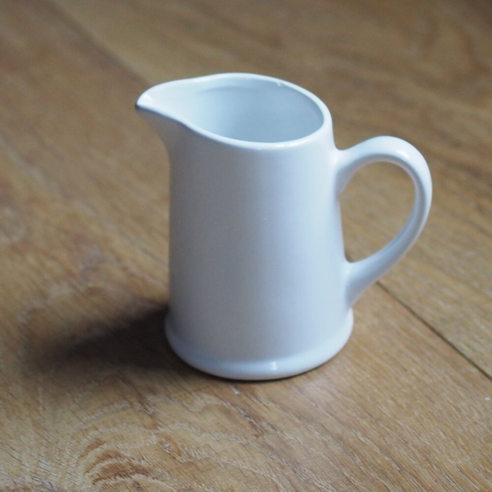 Homestyles | Farmhouse Style Small White Creamer or Milk Jug